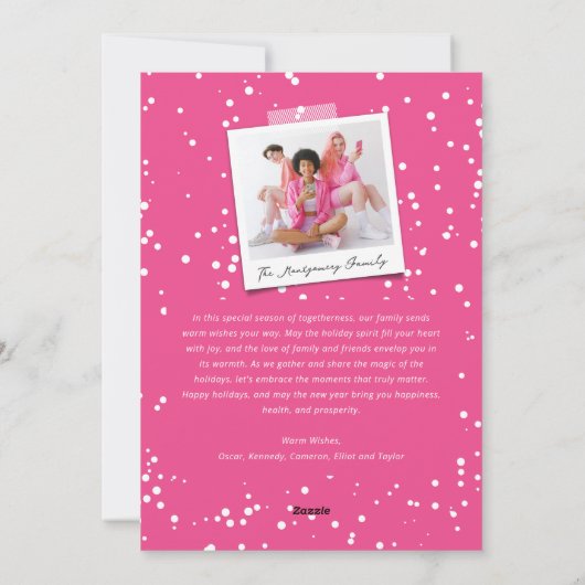 Cartes Pour Fêtes Annuelles Meilleure année écriture manuscrite Script Photo m (Dos)