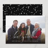 Cartes Pour Fêtes Annuelles Meilleure année Jour de l'année (Devant / Derrière)