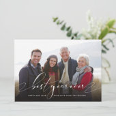 Cartes Pour Fêtes Annuelles Meilleure année Jour de l'année (Debout devant)