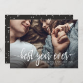 Cartes Pour Fêtes Annuelles Meilleure année Jour de l'année (Devant / Derrière)