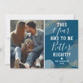 Cartes Pour Fêtes Annuelles Meilleure année Noël (Devant)