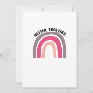 Cartes Pour Fêtes Annuelles Meilleure esthétique joyeuse arc-en-ciel ensemble