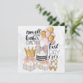 Cartes Pour Fêtes Annuelles Meilleure journée d'aujourd'hui (Debout devant)