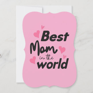 Cartes Pour Fêtes Annuelles Meilleure Maman du Monde : Collection Fête des Mèr