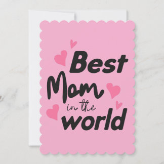 Cartes Pour Fêtes Annuelles Meilleure Maman du Monde : Collection pour la Fête