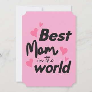 Cartes Pour Fêtes Annuelles Meilleure Maman du Monde : Collection pour la Fête