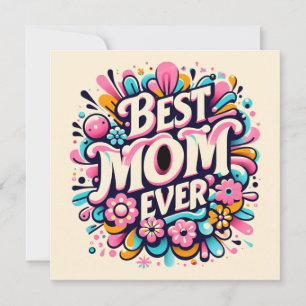 Cartes Pour Fêtes Annuelles Meilleure Maman Ever