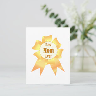 Cartes Pour Fêtes Annuelles Meilleure maman jamais Golden Lauréat du prix ruba