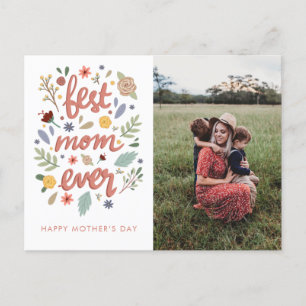 Cartes Pour Fêtes Annuelles Meilleure maman jamais photo Fête des mères