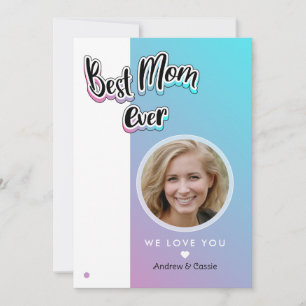 Cartes Pour Fêtes Annuelles Meilleure maman qui soit