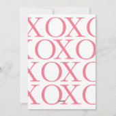 Cartes Pour Fêtes Annuelles Meilleure Partie De Moi XOXO Romantique Photo Vale (Dos)