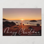 Cartes Pour Fêtes Annuelles Meilleure photo de Noël de Joyeux (Devant)