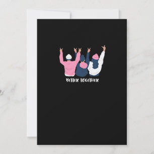 Cartes Pour Fêtes Annuelles Meilleurs amis ensemble Citation de style positive