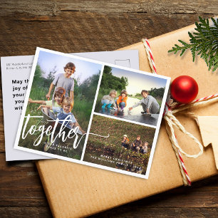 Cartes Pour Fêtes Annuelles Meilleurs ensemble lettrage photo collage