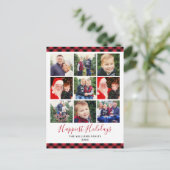 Cartes Pour Fêtes Annuelles Meilleurs Vœux Moderne Collage Photo de Buffalo Ro (Debout devant)