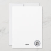 Cartes Pour Fêtes Annuelles Mein kleiner Igel-Freund „Zwergerl“ Grußkarte (Dos)