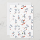 Cartes Pour Fêtes Annuelles Mélange d'hiver (Dos)