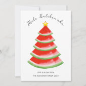 Cartes Pour Fêtes Annuelles Mele Kalikimaka (Devant)