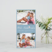 Cartes Pour Fêtes Annuelles Mele Kalikimaka 2 Photo Collage Simple Noël (Debout devant)