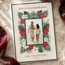 Mele Kalikimaka Fleur tropicale Photo