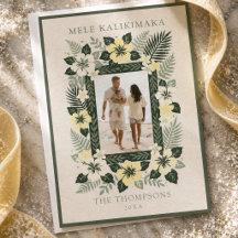 Mele Kalikimaka Fleur tropicale Photo