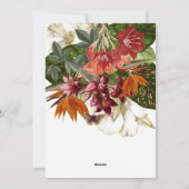 Cartes Pour Fêtes Annuelles Mele Kalikimaka Fleurs de Noël (Dos)