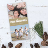 Cartes Pour Fêtes Annuelles Mele Kalikimaka Glow 2 Photo Collage Noël