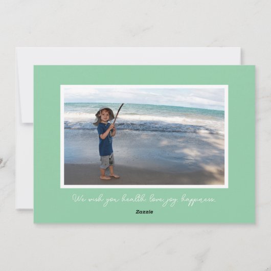 Cartes Pour Fêtes Annuelles Mele Kalikimaka Joyeux Hibiscus de Noël (Dos)