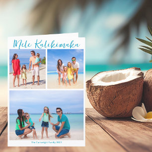 Cartes Pour Fêtes Annuelles Mele Kalikimaka Lettre de famille