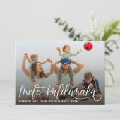 Cartes Pour Fêtes Annuelles Mele Kalikimaka Noël hawaïen (Debout devant)