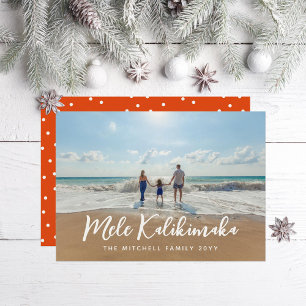 Cartes Pour Fêtes Annuelles Mele Kalikimaka Toute photo de voeux