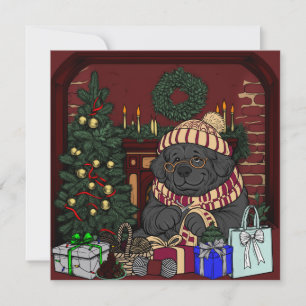 Cartes Pour Fêtes Annuelles Mémé/Mémé de Terre-Neuve
