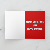 Cartes Pour Fêtes Annuelles Mème Père Noël insensé (Intérieur)