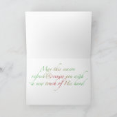 Cartes Pour Fêtes Annuelles Menora chrétien (Intérieur)