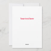 Cartes Pour Fêtes Annuelles Meowa catmas pun drôle chat lumières de Noël plat (Dos)