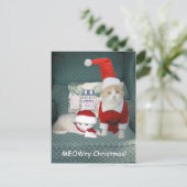 Cartes Pour Fêtes Annuelles MEOWry Noël ! (Debout devant)
