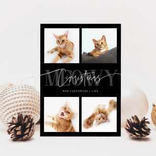 Cartes Pour Fêtes Annuelles Meowy Christmas Chat Photos Black Christmas