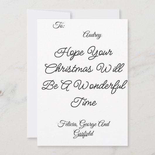 Cartes Pour Fêtes Annuelles Meowy Noël Salutations, Chat, Photo Et Texte, (Dos)