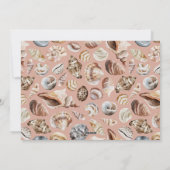 Cartes Pour Fêtes Annuelles Mer de Noël et salutations modernes Ho (Dos)