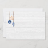 Cartes Pour Fêtes Annuelles Mer et salutations | Photo de vacances nautiques (Dos)