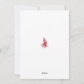 Cartes Pour Fêtes Annuelles Mer octopus mignonne et Mistletoe de voeux (Dos)