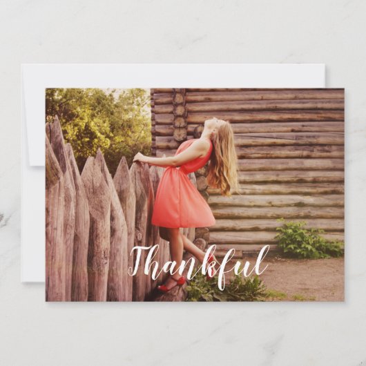 Cartes Pour Fêtes Annuelles Merci (Devant)