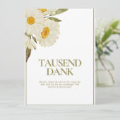 Cartes Pour Fêtes Annuelles Merci (Debout devant)