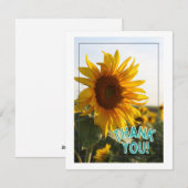 Cartes Pour Fêtes Annuelles Merci (Devant / Derrière)