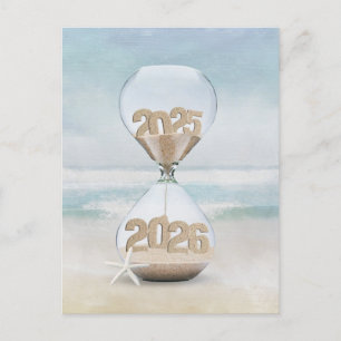 Cartes Pour Fêtes Annuelles Merci 2025 Nouvel An Hourglass