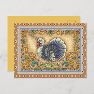 CARTES POUR FÊTES ANNUELLES MERCI À L'UNICORN TURQUIE, IMAGINAIRE CONSIDÉRABLE