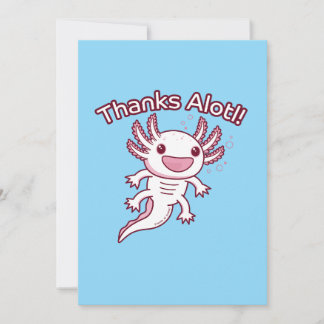 Cartes Pour Fêtes Annuelles Merci Alotl ! - AXOLOTL