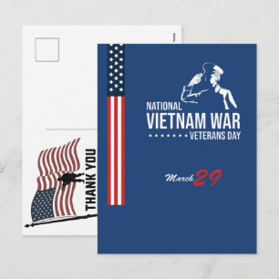 Cartes Pour Fêtes Annuelles Merci aux vétérans Drapeau américain Jour du souve