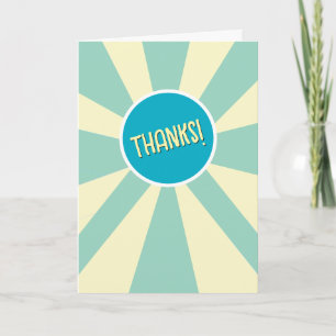 Cartes Pour Fêtes Annuelles Merci brun