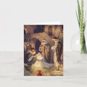 Cartes Pour Fêtes Annuelles Merci de Noël vintage